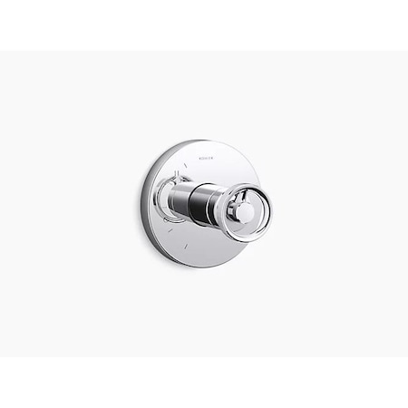Kohler Components Rite-Temp Shower Valve Trim With Industrial Handle TS78015-9-CP